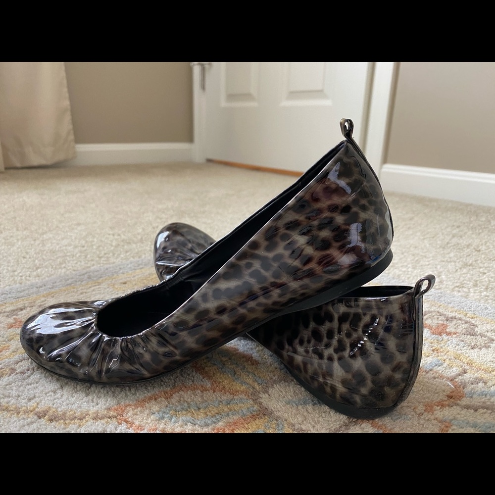 J. Crew tortoise ballet flats in size 8.5